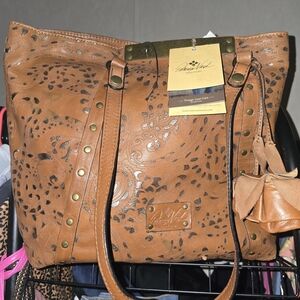 Brown Leather Tote Bag